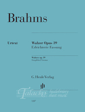 Waltzes op. 39 (Easy Arrangement by the Composer)